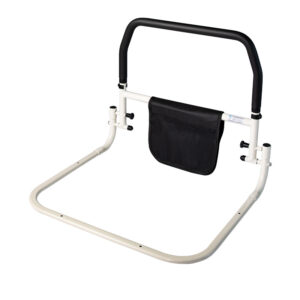 Tool-Free Bedside Handrail