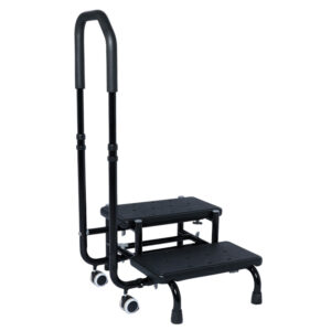 Bedside Step Stool with Handrail