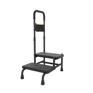 Mobile Step Stool with Wheels