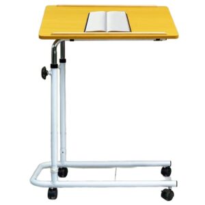 Height-Adjustable Mobile Overbed Table